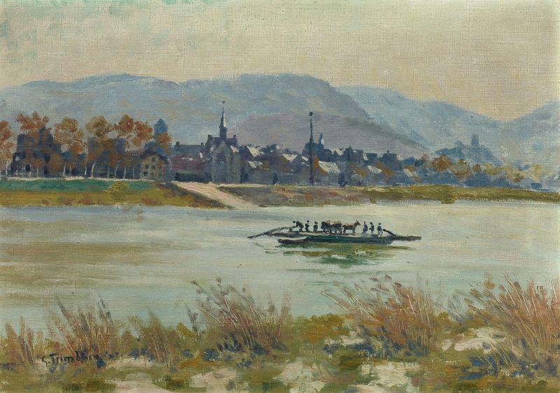 Gottfried Trimborn Rheinfahre. China oil painting art